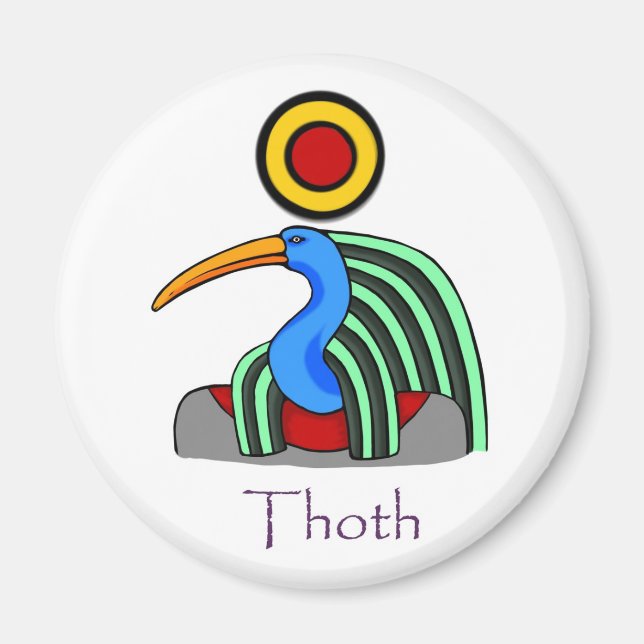 Thoth - Ancient Egyptian God magnet (Vorne)