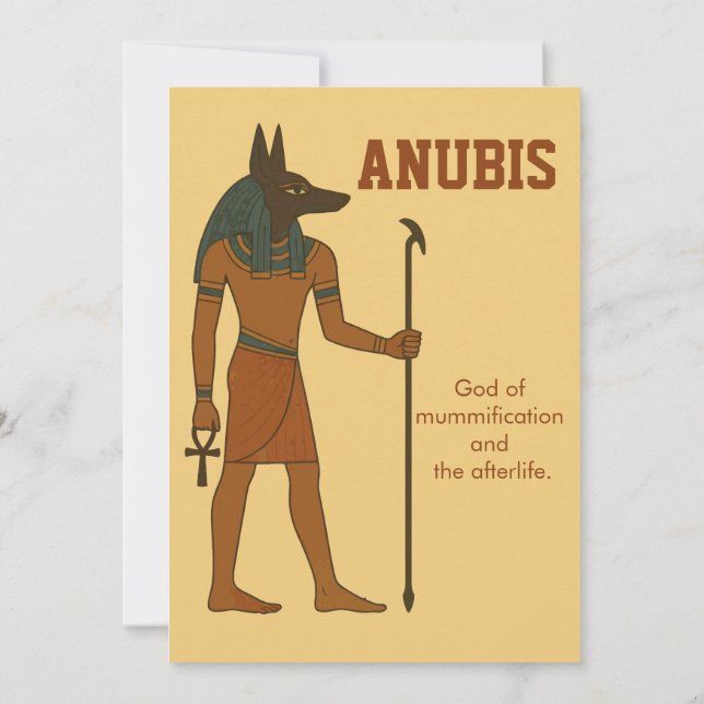 Thoth - Anubis The Ancient Egyptian Gods  Einladung (Rückseite)