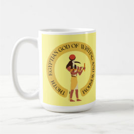 Thoth: Der ägyptische Gott der Weisheit und des Sc Kaffeetasse