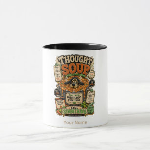 Thought Soup Personalisiertes Lustiges Büro-T-Shir Tasse