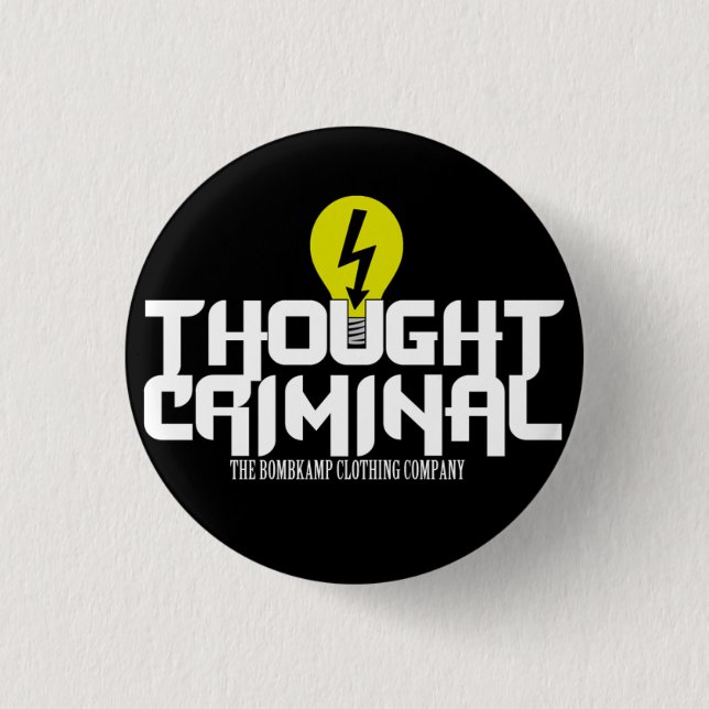 ThoughtCriminal Knopf Button (Vorderseite)