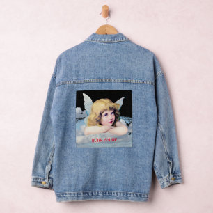 THOUGHTFUL ANGEL INDIVIDUELLE NAME JEAN JACKET JEANSJACKE
