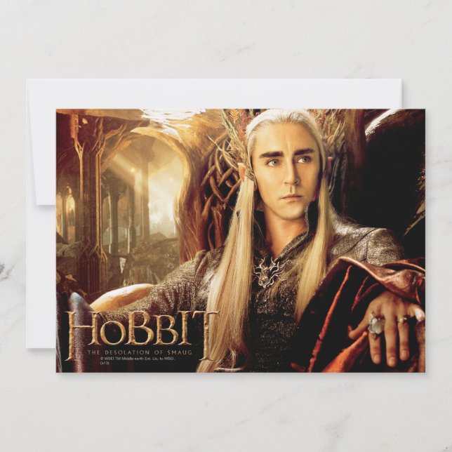Thranduil Movie Poster Einladung (Vorderseite)