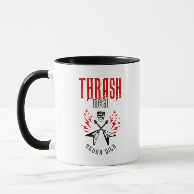 Thrash Metal stirbt nie Tasse (Links)