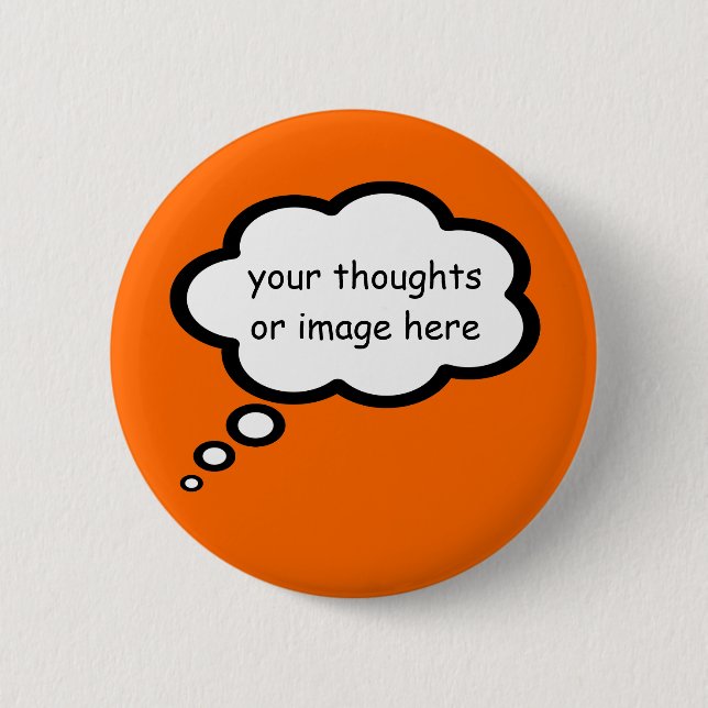 Thread-Cartoon-Ballon anpassen Button (Vorderseite)