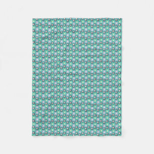 Thread für niedliche Aquamarine Muster-Fleece Fleecedecke