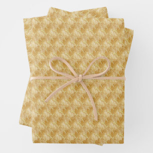 Thread of Gold Wrapping Paper Geschenkpapier Set