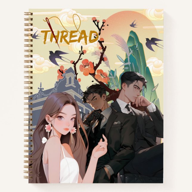 Thread Spiral Notebook Notizbuch (Vorderseite)