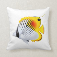 ThreadfinAurigabutterflyfish-Kissen