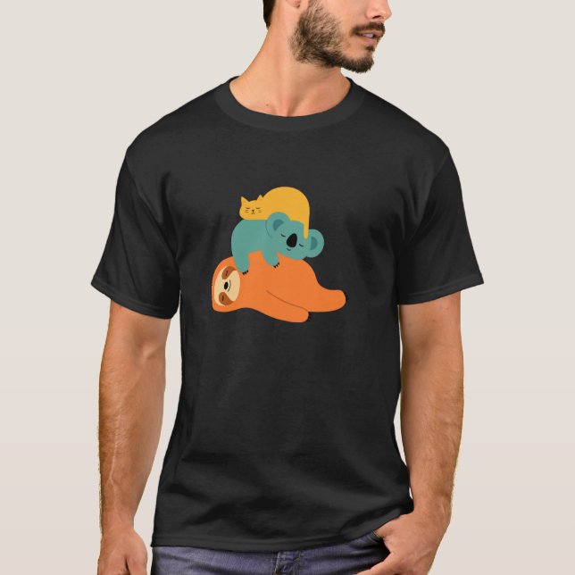 Threadless Andy Westface Faulheits-Grafik T-Shirt (Vorderseite)