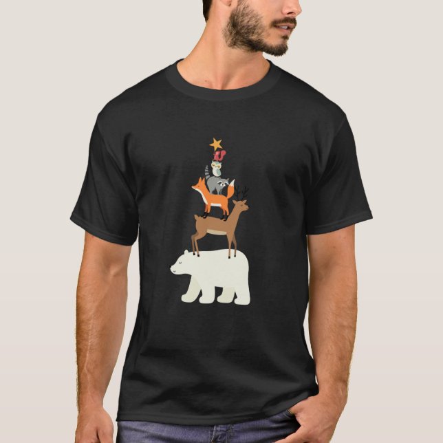 Threadless Andy Westface Sterne pickendes Grafik T-Shirt (Vorderseite)