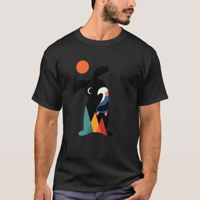 Threadless Andy Westface Umarmungen Grafik T-Shirt (Vorderseite)