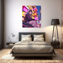 【Threads限定イラストポスター】寿司娘 GenerativeAI