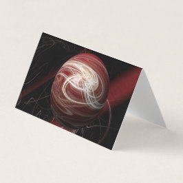 Threads der Kosmos-Blank-Grußkarte
