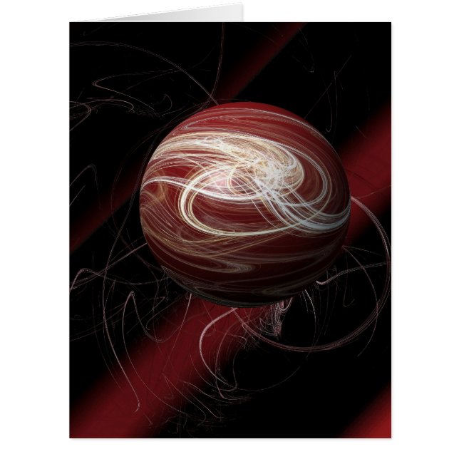 Threads der Kosmos-Blank-Grußkarte (Vorderseite)