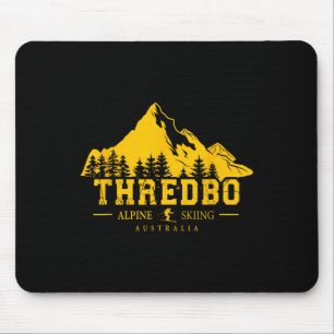 Thredbo Snowy Mountains Australien Skiort Souve Mousepad