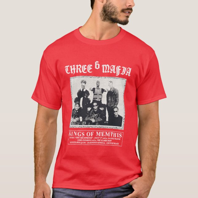 Three 6 Mafia Freund T-Shirt (Vorderseite)