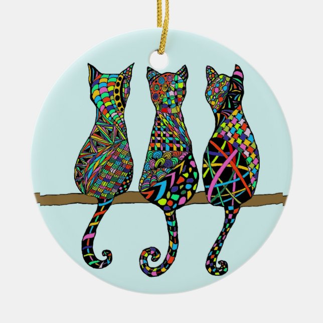 Three Amigos Keramikornament (Vorne)