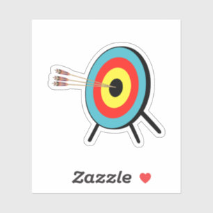 Three Arrow Bullseye Aufkleber