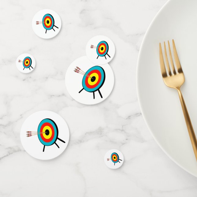 Three Arrow Bullseye Konfetti (Gruppe)
