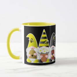 Three Bee Gnomes Tasse