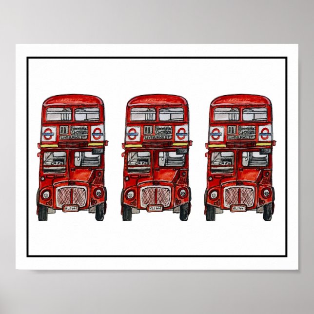 Three Buses Poster (Vorne)