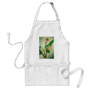 Three Calla Lilies Atemberaubend Botanical Acrylic Schürze