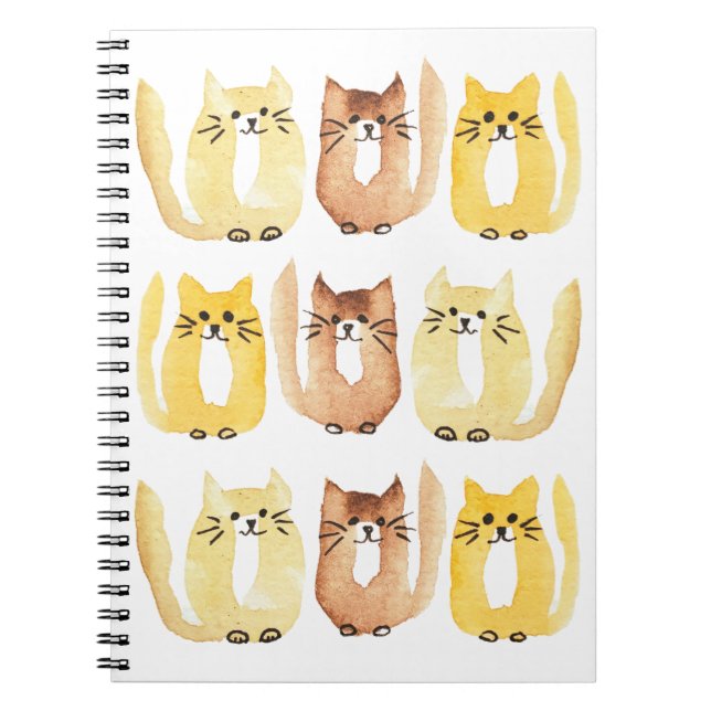 Three Cats Notizblock (Vorderseite)