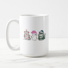 Three Christmas Cats Kaffeetasse