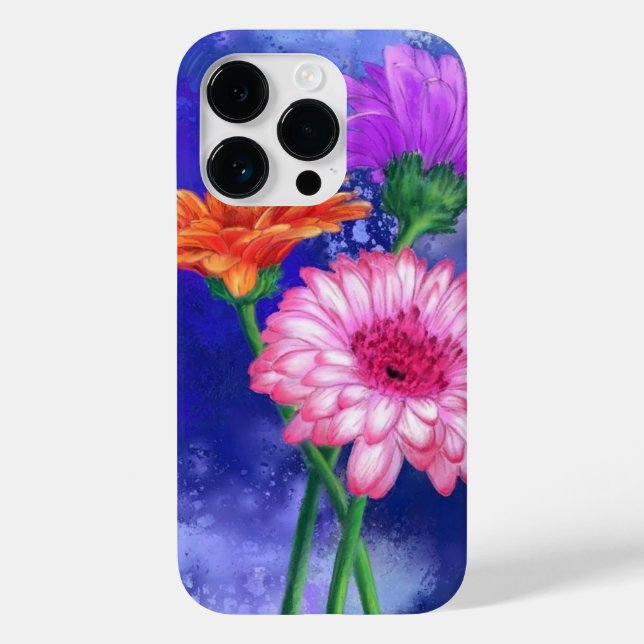 Three Color Gerberas - Painting Case Mate iPhone C (Rückseite)