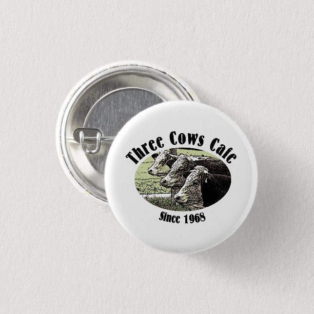 Three Cows Café, MECP Fictional Diner Button (Vorne & Hinten)