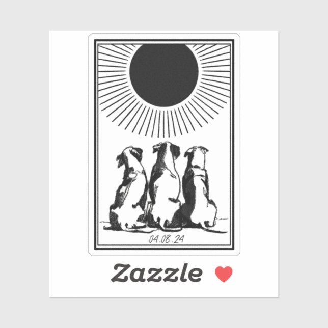 Three Dog "Night" Aufkleber (Blatt)