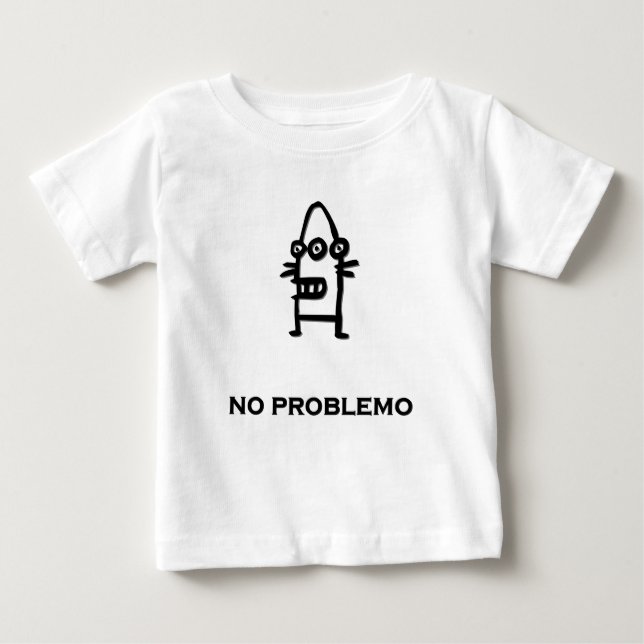 Three Eye Bot kein Problem Baby T-shirt (Vorderseite)