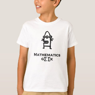 Three Eye Bot Mathematics Geek T-Shirt