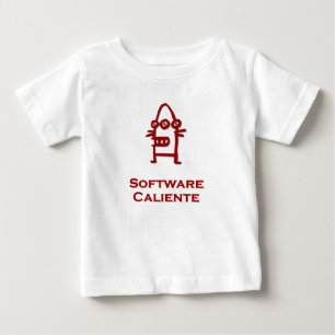Three Eye Bot Software Caliente Baby T-shirt