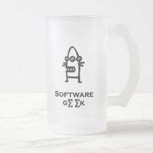 Three Eye Bot Software Geek Mattglas Bierglas