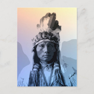 Three Fingers - Southern Cheyenne Postkarte