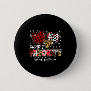 Three Hearts Cupids Lieblings-Hausmeister Vale Button