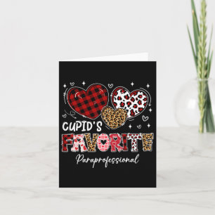 Three Hearts Cupids Lieblings-Hilfskraft Val Karte