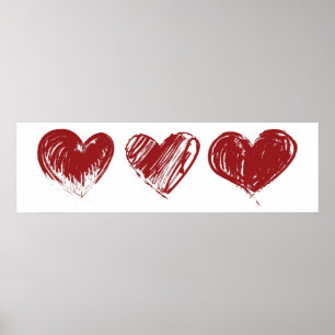 Three Hearts Poster