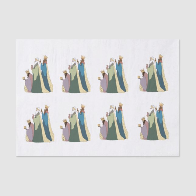 THREE KING TISSUE PAPER  SEIDENPAPIER (Vorderseite)