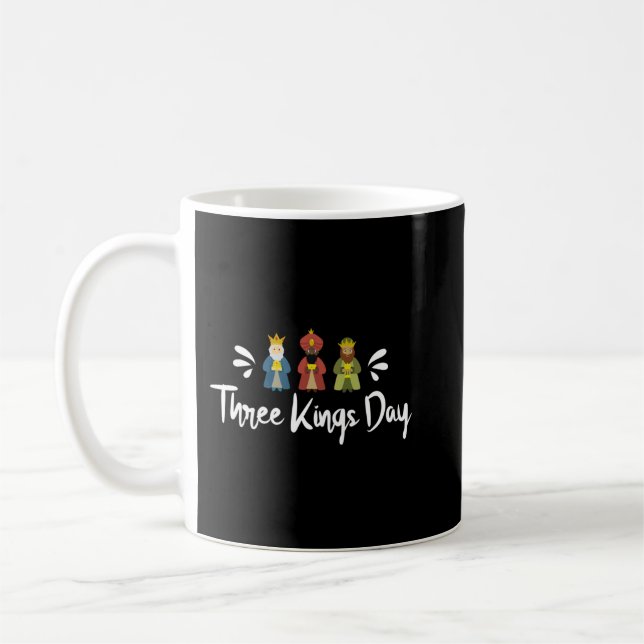 Three Kings Day Funny Epiphe Cooles Christliches T Kaffeetasse (Links)