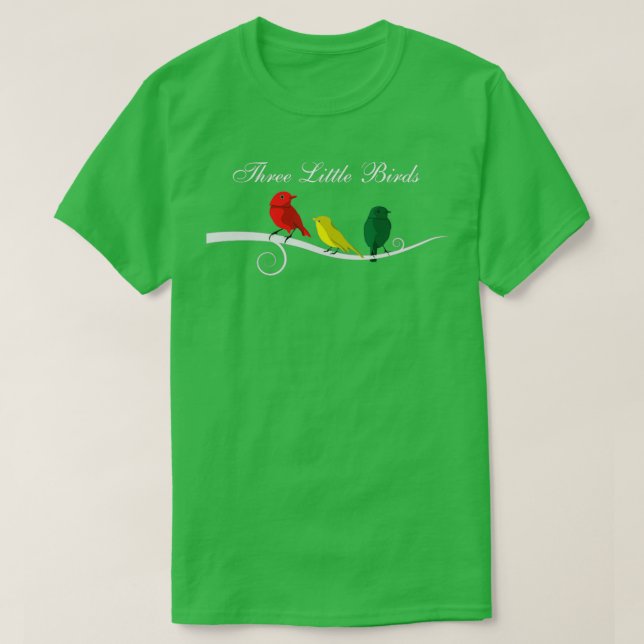 Three Little Birds Africa Music Reggae Rasta  (3) T-Shirt (Design vorne)