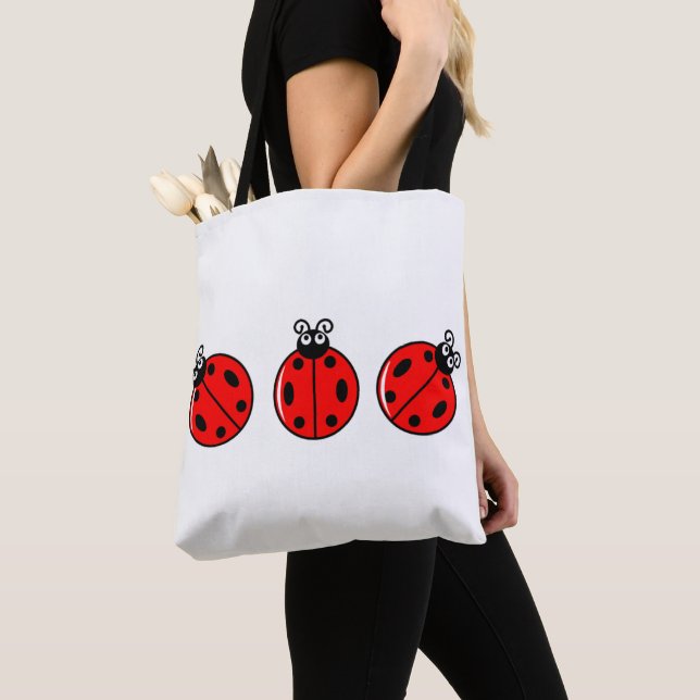 Three Little Ladybugs - All-Over-Print-Tasche Tasche (Von Nahem)