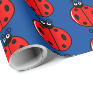 Three Little Ladybugs - Matte Wrapping Paper Geschenkpapier