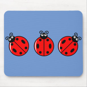 Three Little Ladybugs - Mousepad