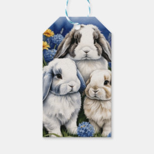 Three Little Lop Bunny Rabbits Geschenkanhänger