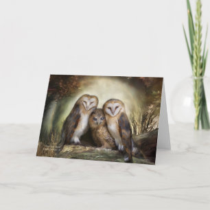 Three Owl Moon ArtCard Karte