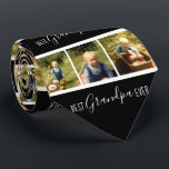 Three Photo Best Grandpa Ever Krawatte<br><div class="desc">Perfect for Christmas, father's day, or grandparents day! Fun and unique three photo Best Grandpa Ever Photo gift tie.</div>