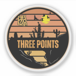Three Points, Arizona Aufkleber